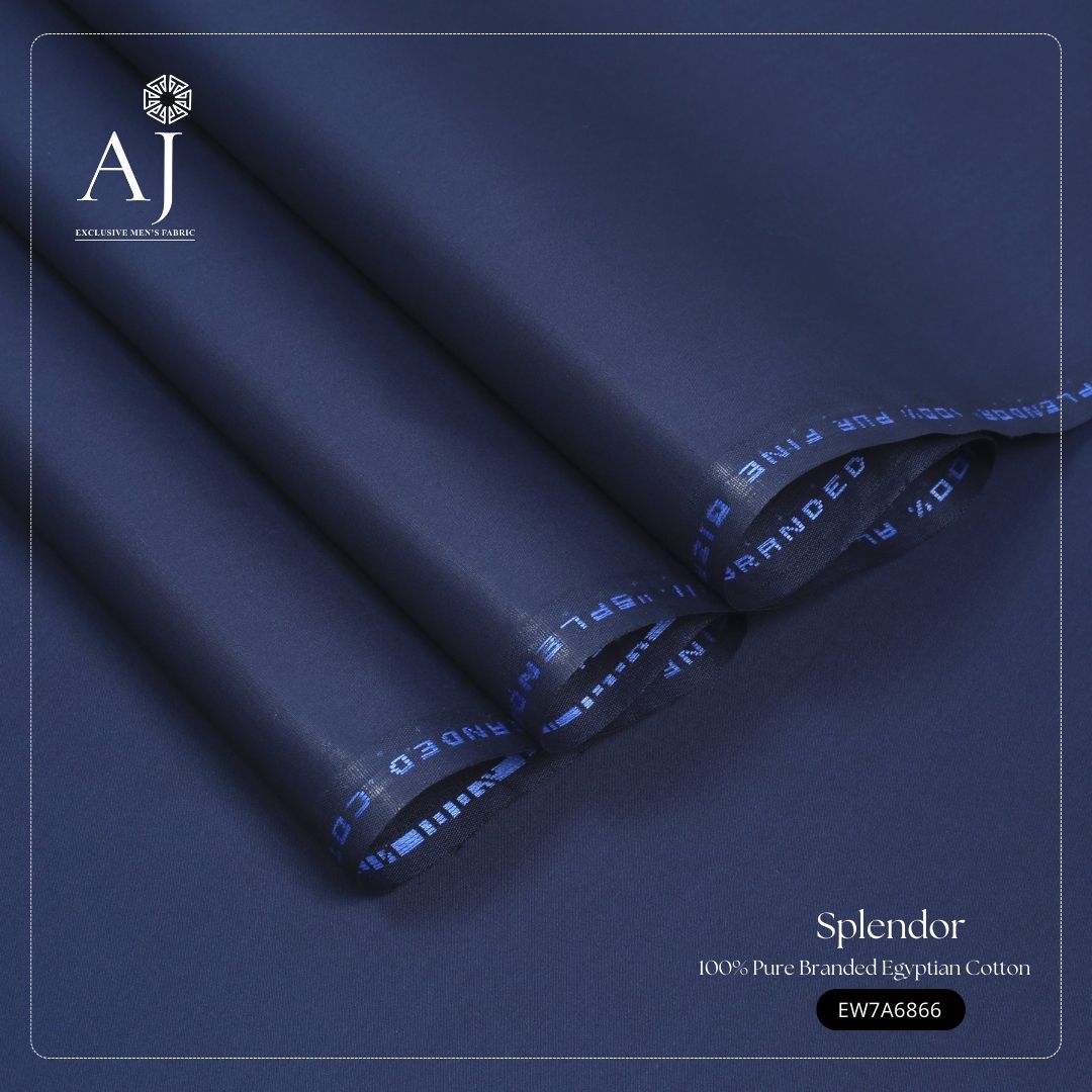 AJ Exclusive Splendor – Navy Blue | 100% Pure Branded Egyptian Cotton